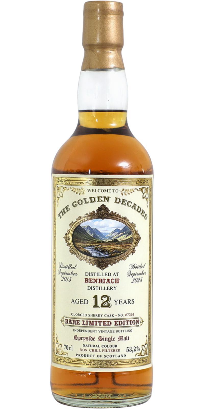 BenRiach 2013 FPS The Golden Decades