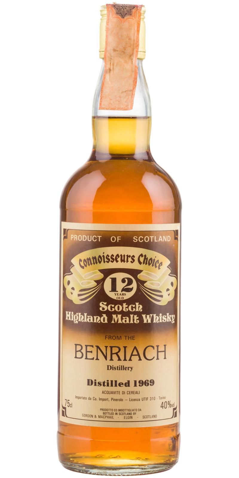 BenRiach 1969 GM Connoisseurs Choice