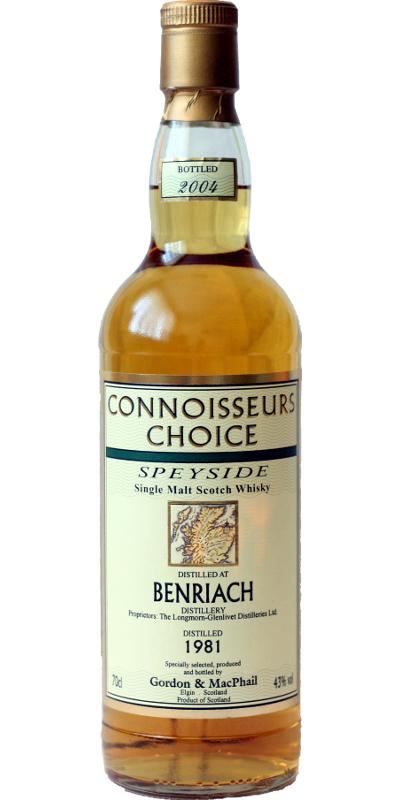BenRiach 1981 GM Connoisseurs Choice