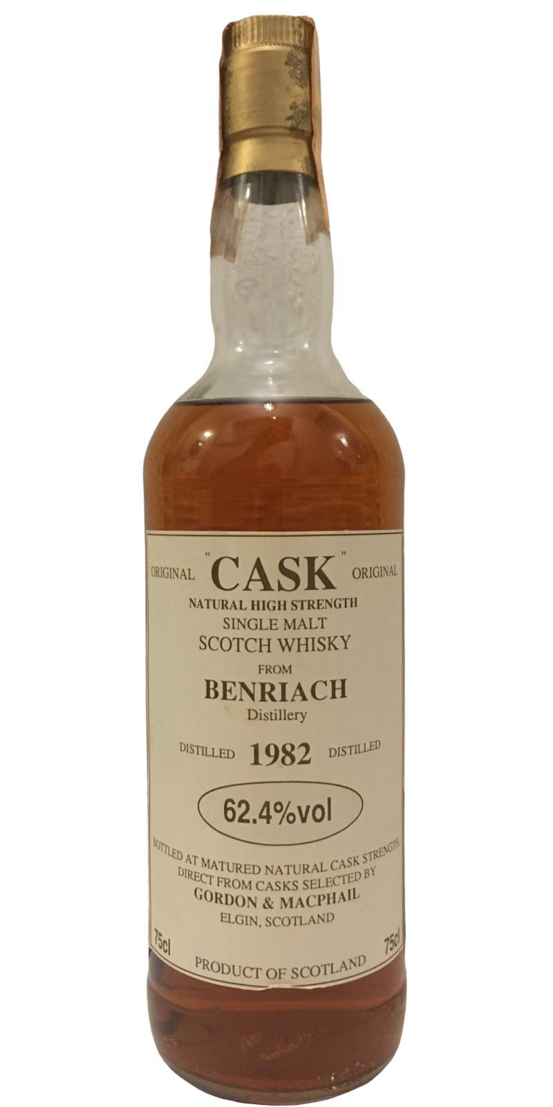 BenRiach 1982 GM Cask Strength