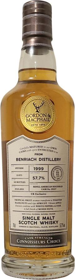 BenRiach 1999 GM Connoisseurs Choice - Cask Strength