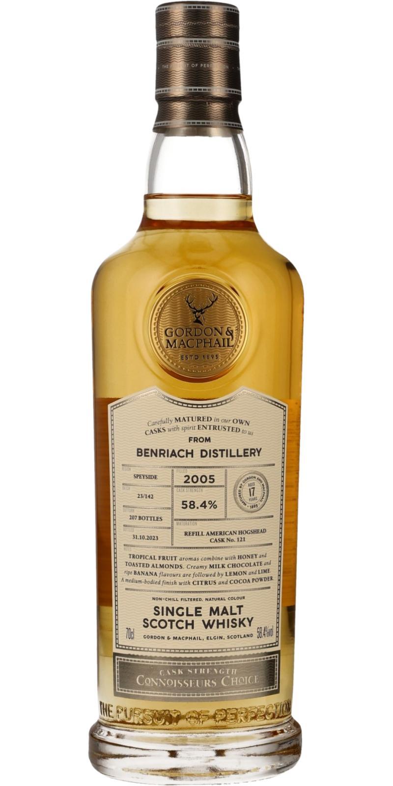 BenRiach 2005 GM Connoisseurs Choice - Cask Strength