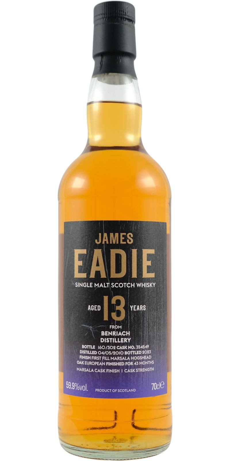 BenRiach 2010 JE Marsala Cask Finish