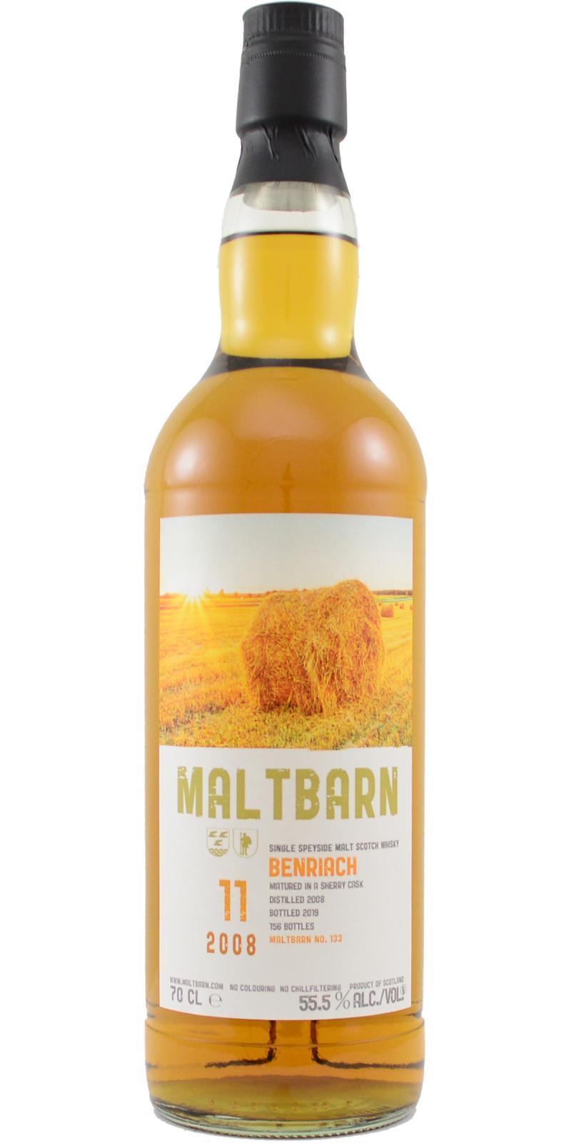 BenRiach 2008 MBa No. 133