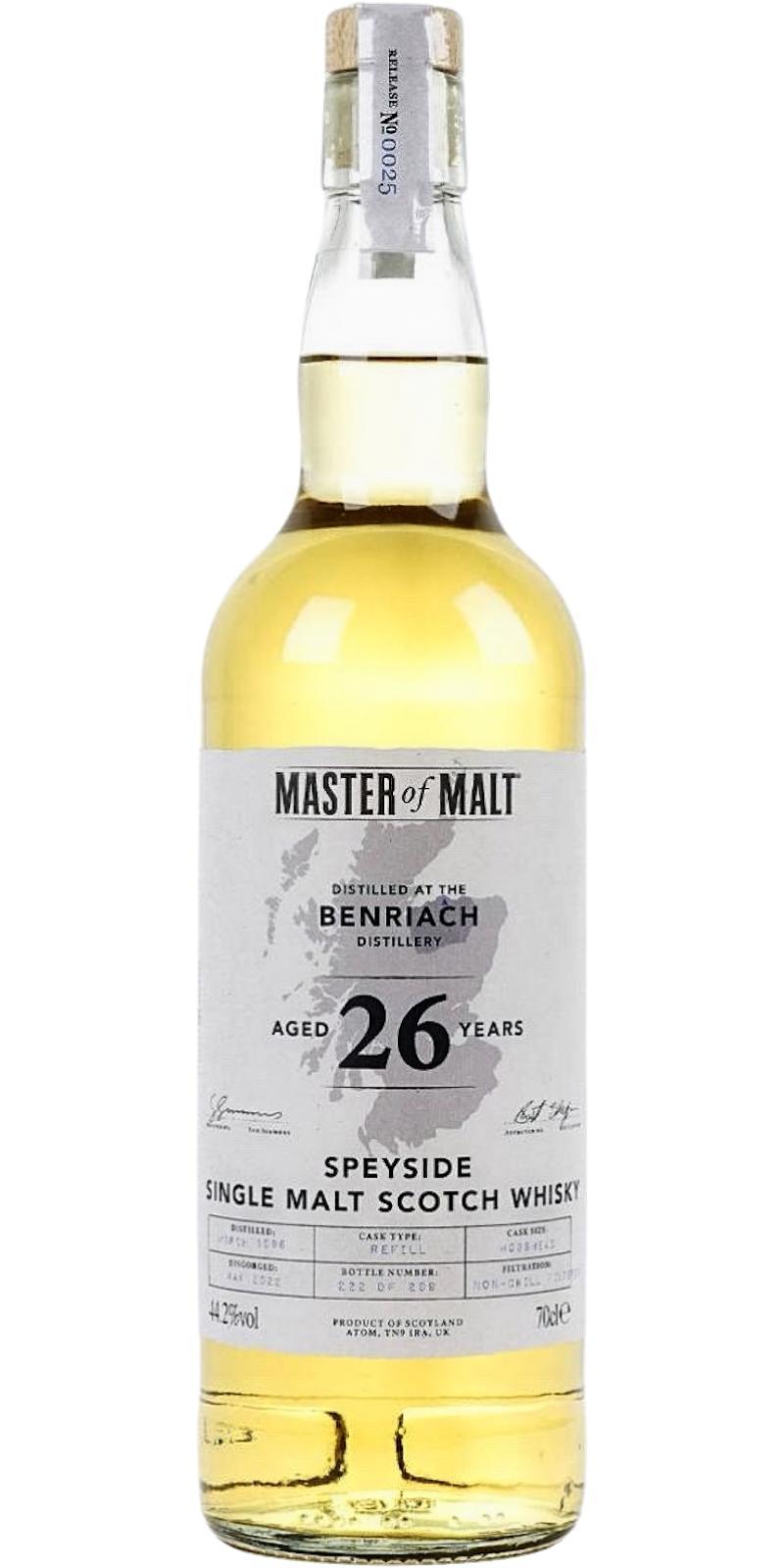 BenRiach 1996 MoM