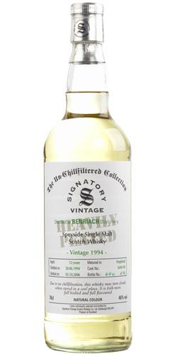 BenRiach 1994 SV The Un-Chillfiltered Collection - Heavily Peated