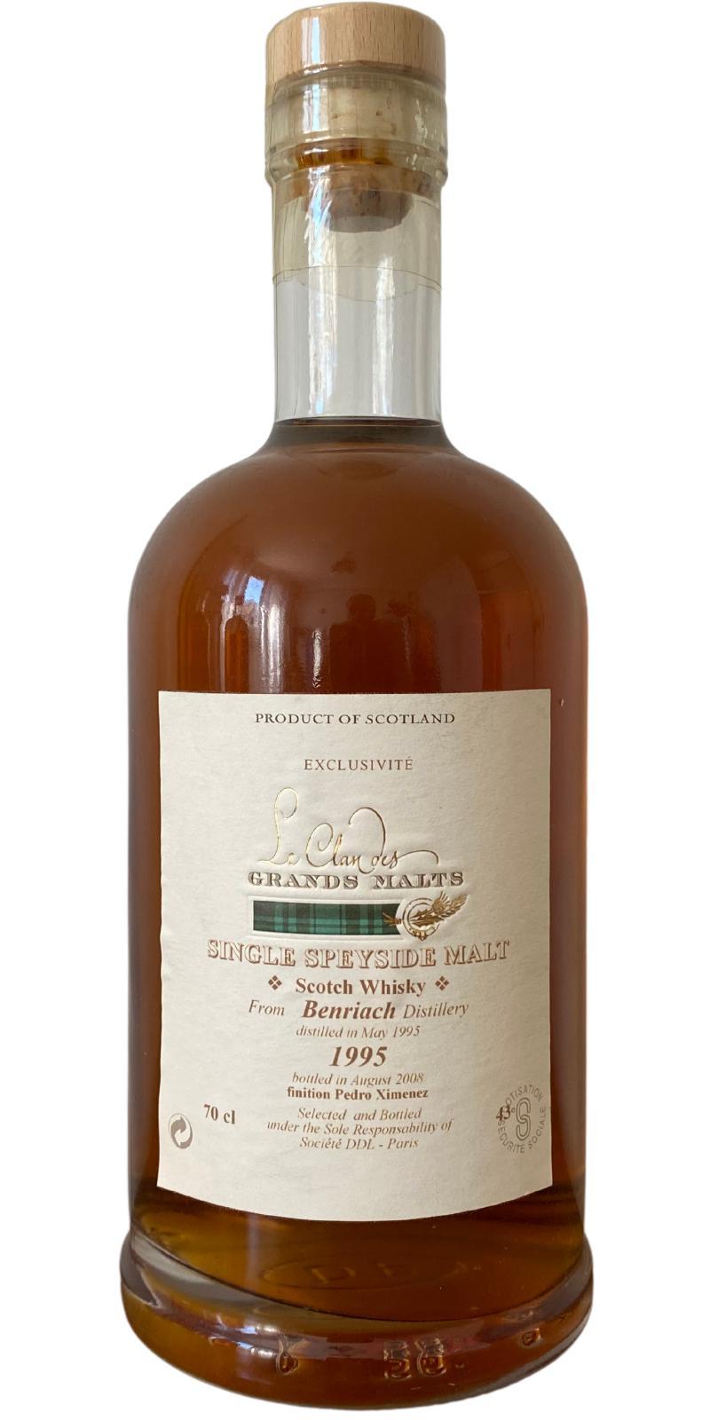 BenRiach 1995 SD Le Clan des Grands Malts