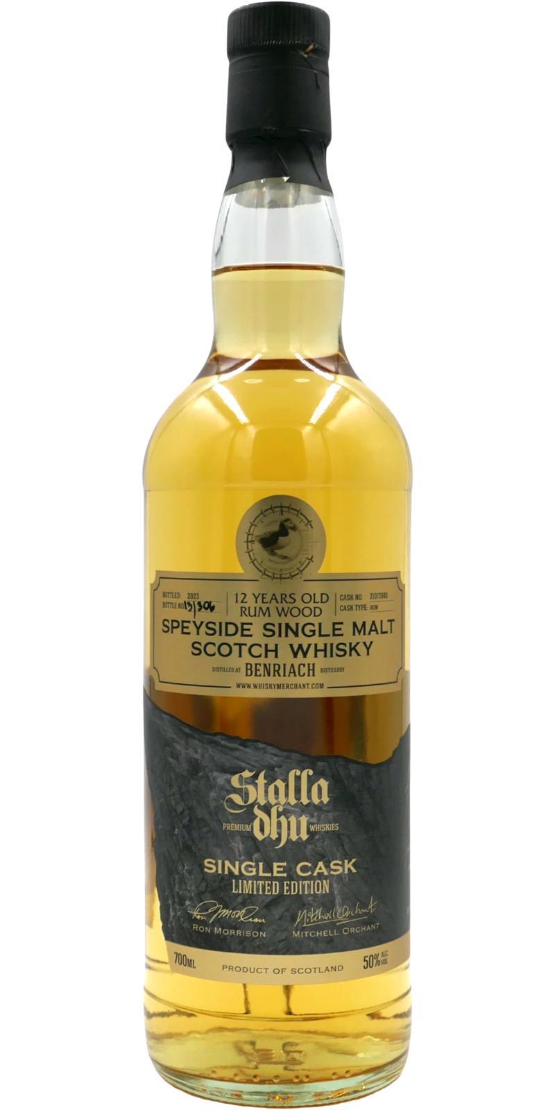 BenRiach 2010 SDW Single Cask - Limited Edition