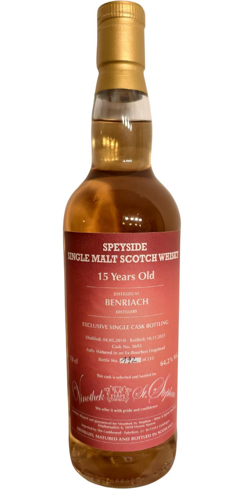 BenRiach 2010 TCaH