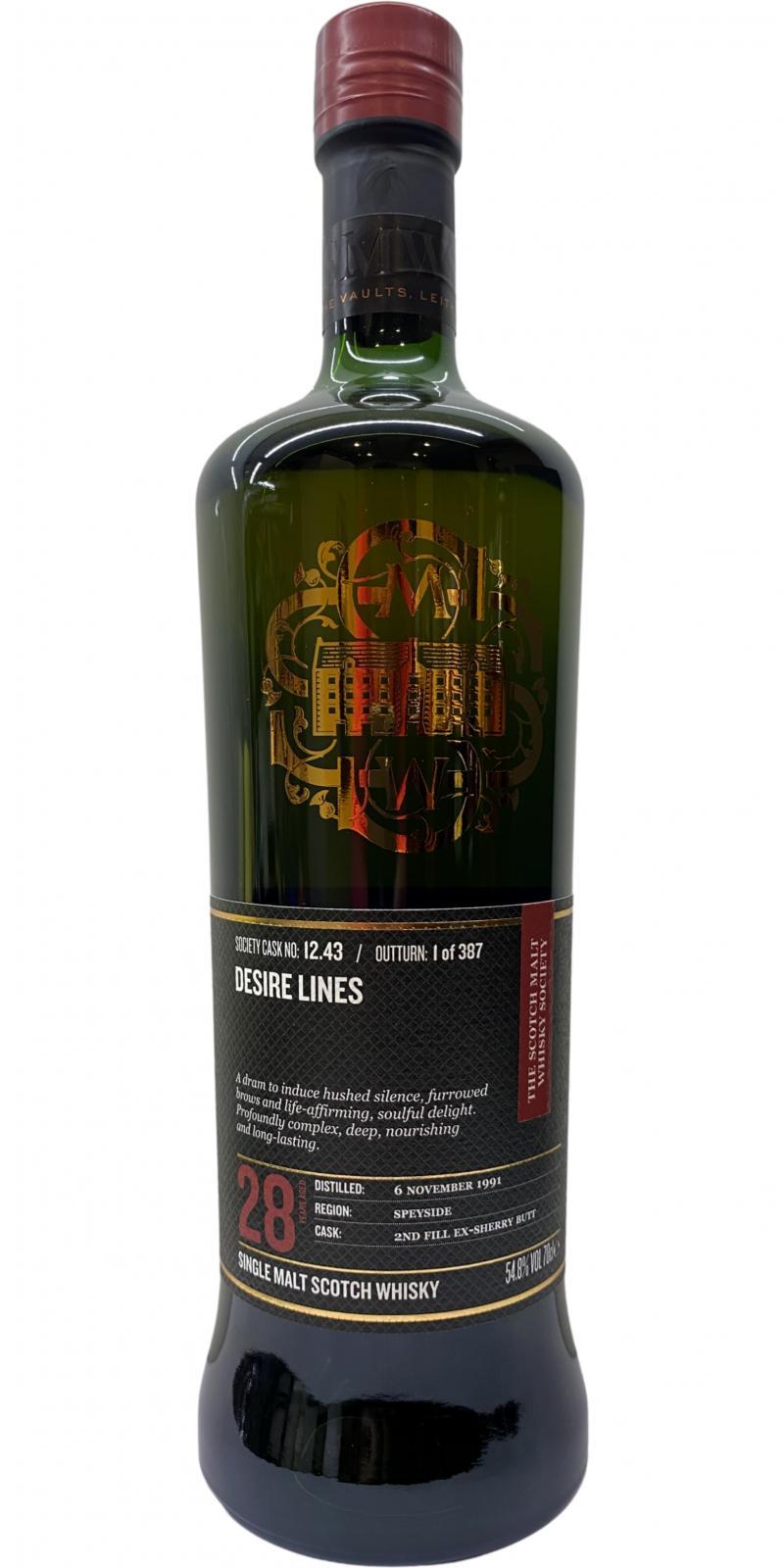 BenRiach 1991 SMWS 12.43 Desire lines