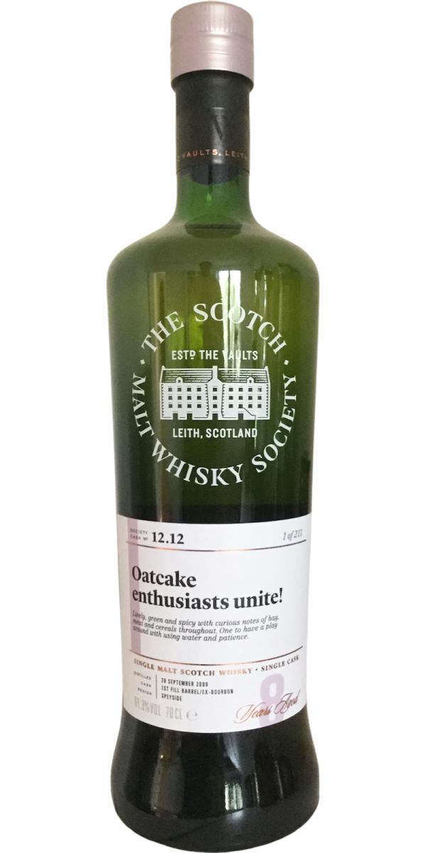 BenRiach 2009 SMWS 12.12 Oatcake enthusiasts unite!
