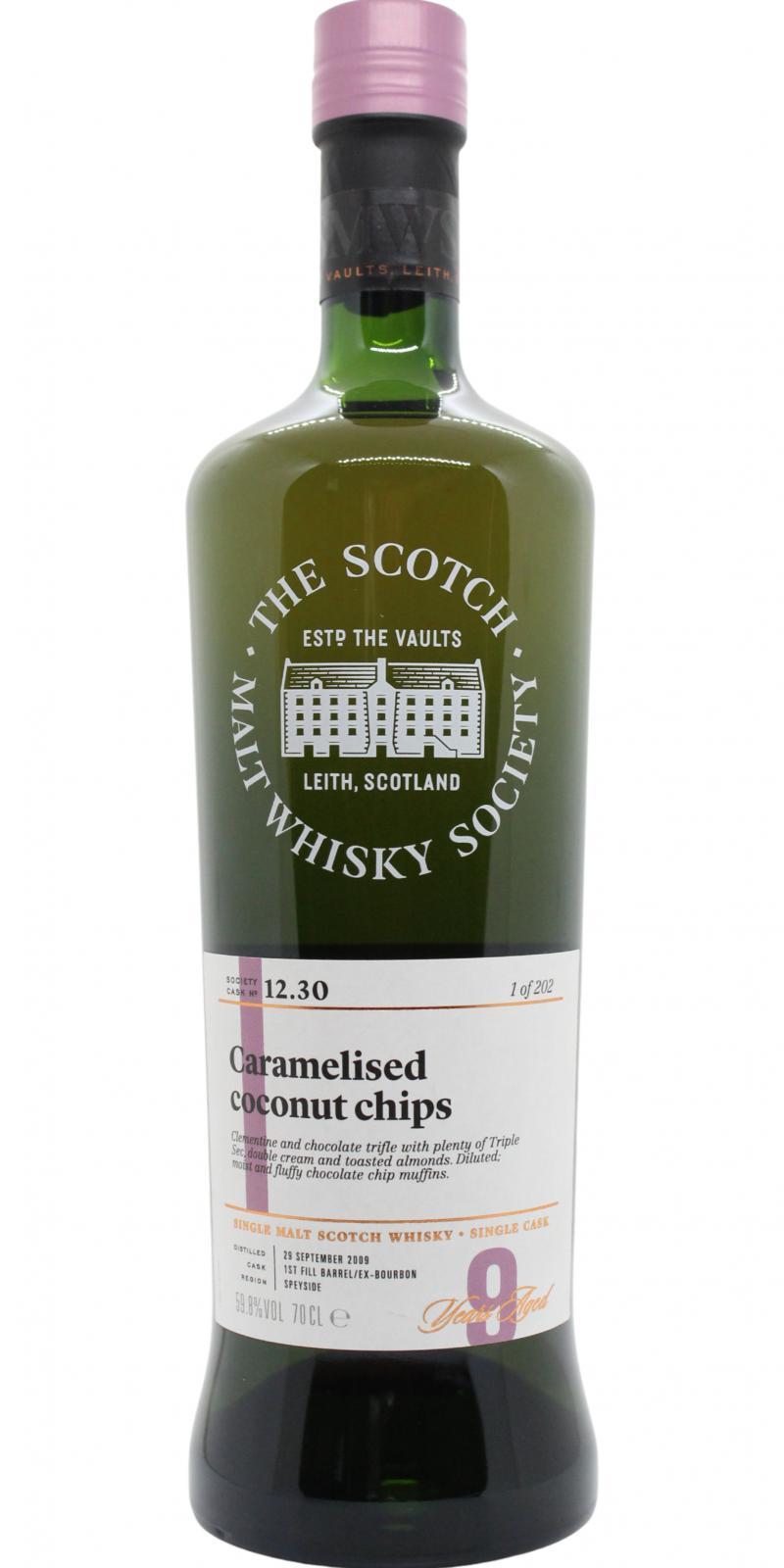 BenRiach 2009 SMWS 12.30 Caramelised coconut chips