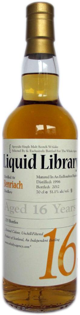 BenRiach 1996 TWA Liquid Library