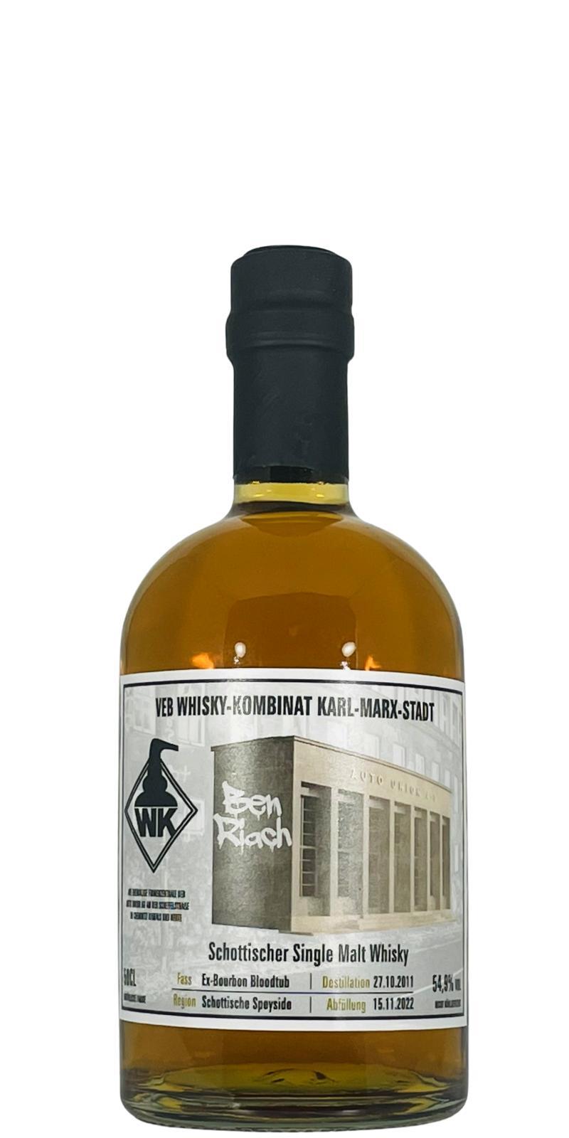 BenRiach 2011 WKK Single Cask