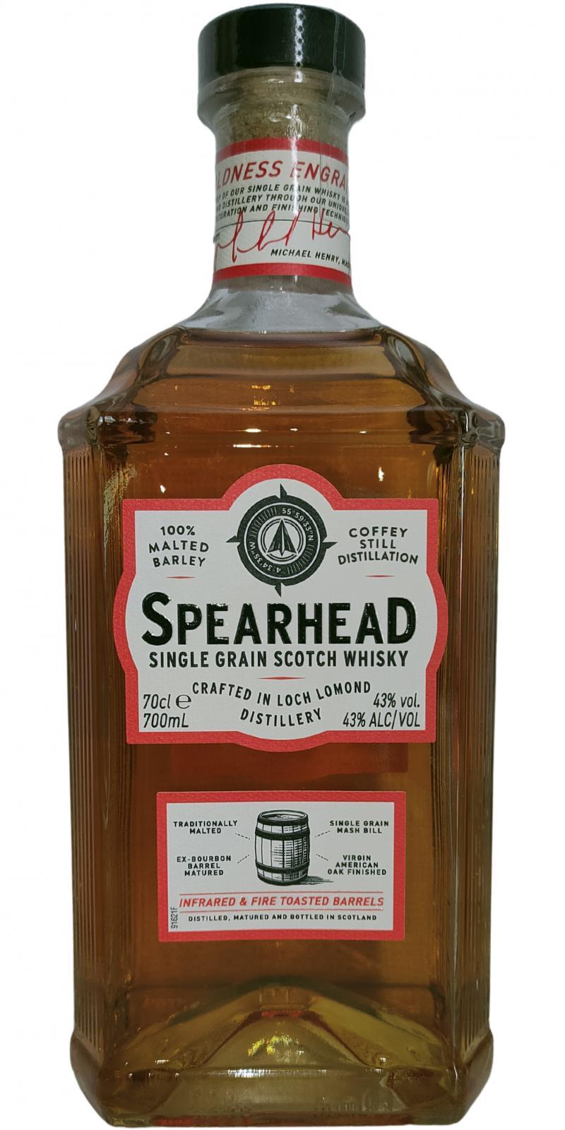 Loch Lomond Spearhead Single Grain Scotch Whisky