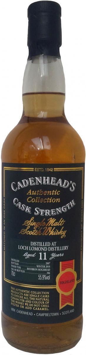 Loch Lomond 2007 CA Authentic Collection