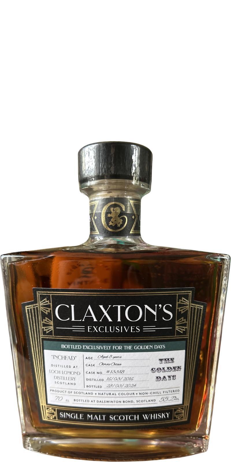 Inchfad 2016 Cl Claxton's Exclusives