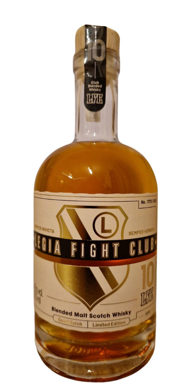 Blended Malt Scotch Whisky Legia Fight Club DMS Small Batch, Limited Edition
