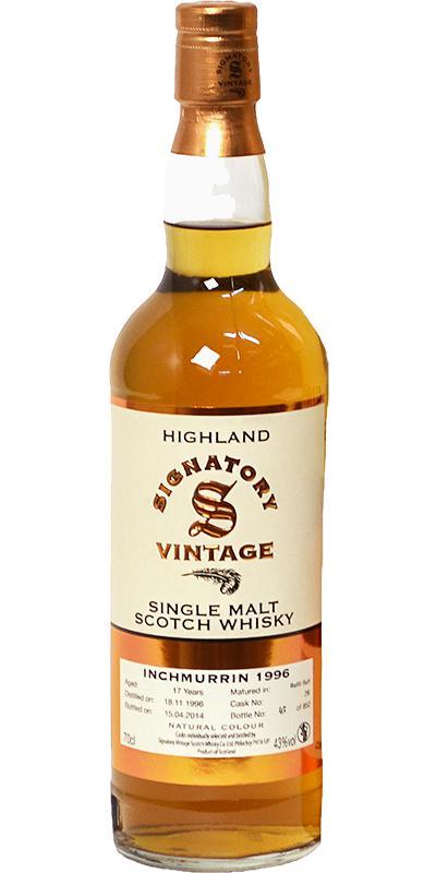 Inchmurrin 1996 SV Vintage Collection