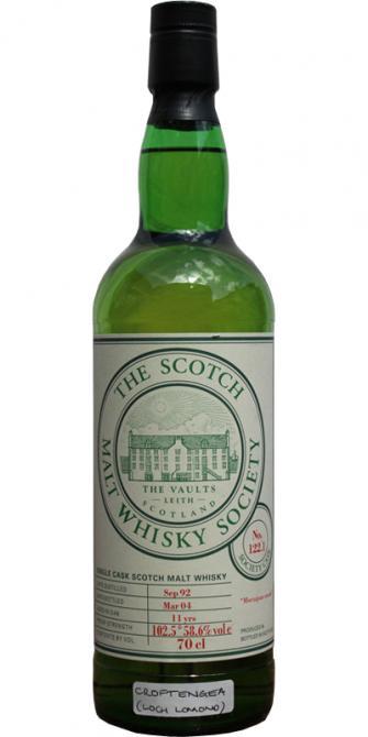 Croftengea 1992 SMWS 122.1 Marzipan smoke