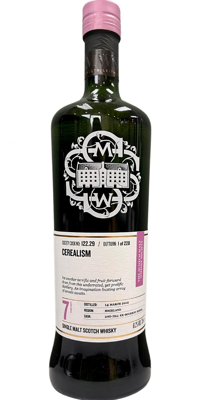 Croftengea 2012 SMWS 122.29 Cerealism