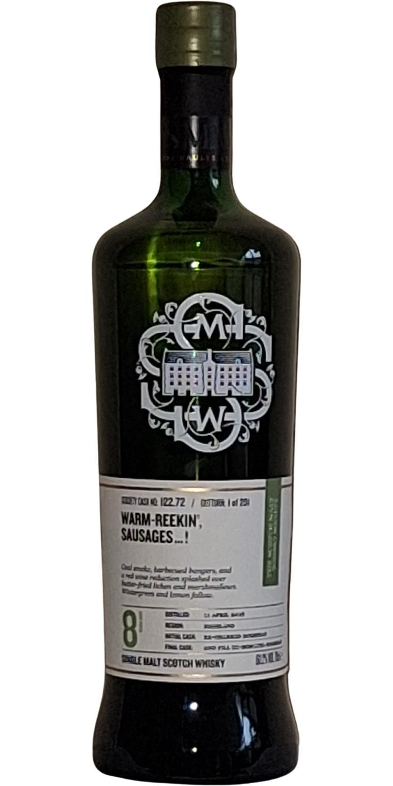 Croftengea 2016 SMWS 122.72 Warm-reekin' sausages...!