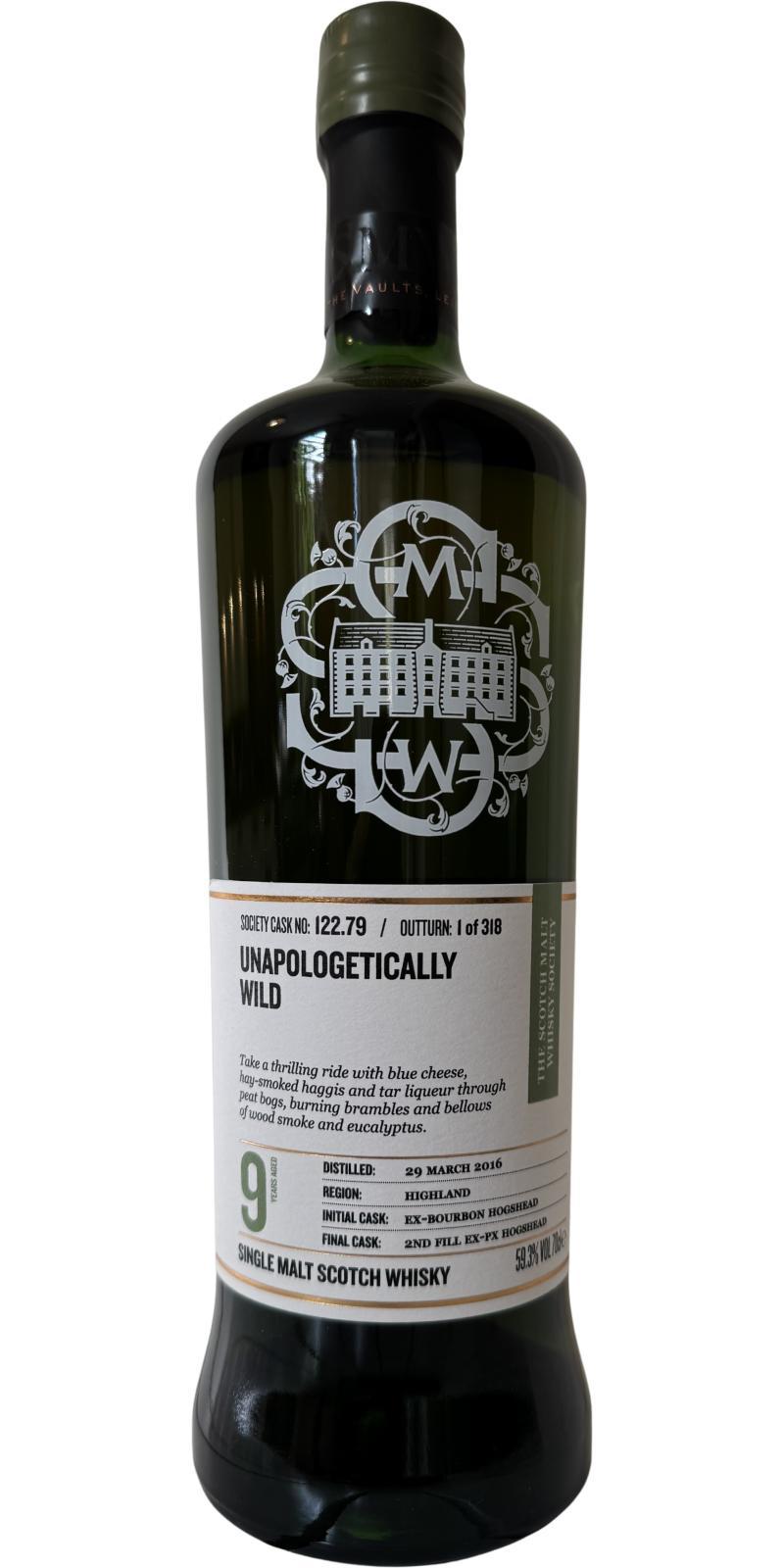 Croftengea 2016 SMWS 122.79 Unapologetically wild