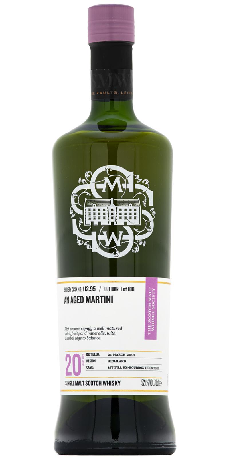 Inchmurrin 2001 SMWS 112.95 An aged martini