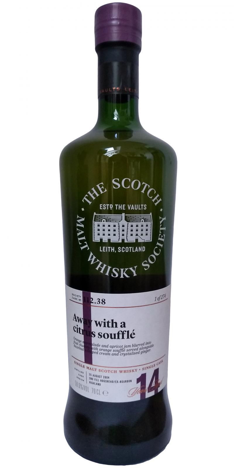 Inchmurrin 2004 SMWS 112.38 Away with a citrus soufflé