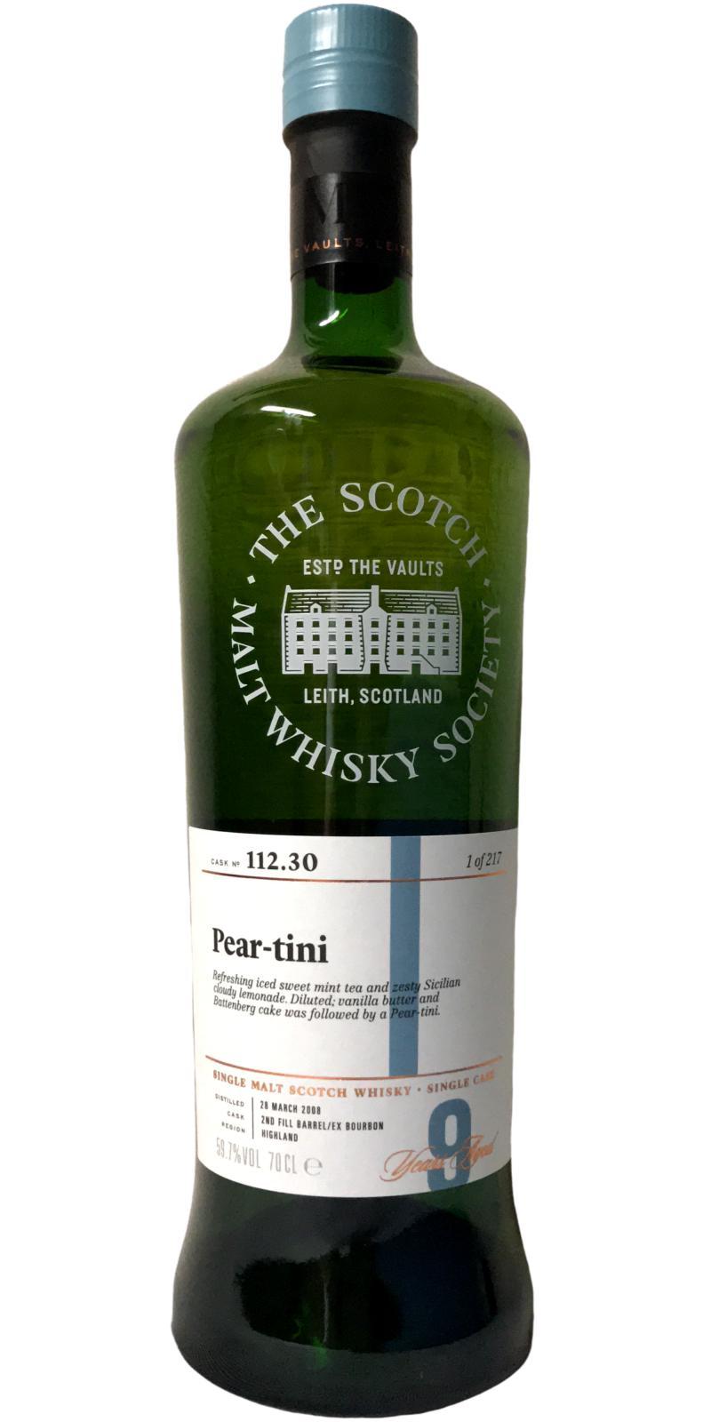 Inchmurrin 2008 SMWS 112.30 Pear-tini