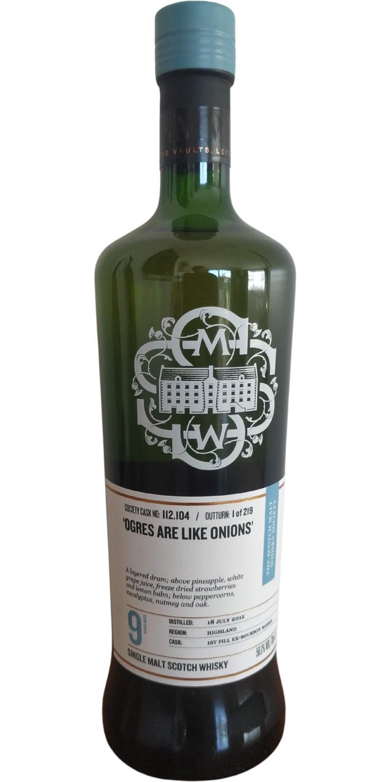 Inchmurrin 2012 SMWS 112.104 'Ogres are like onions'