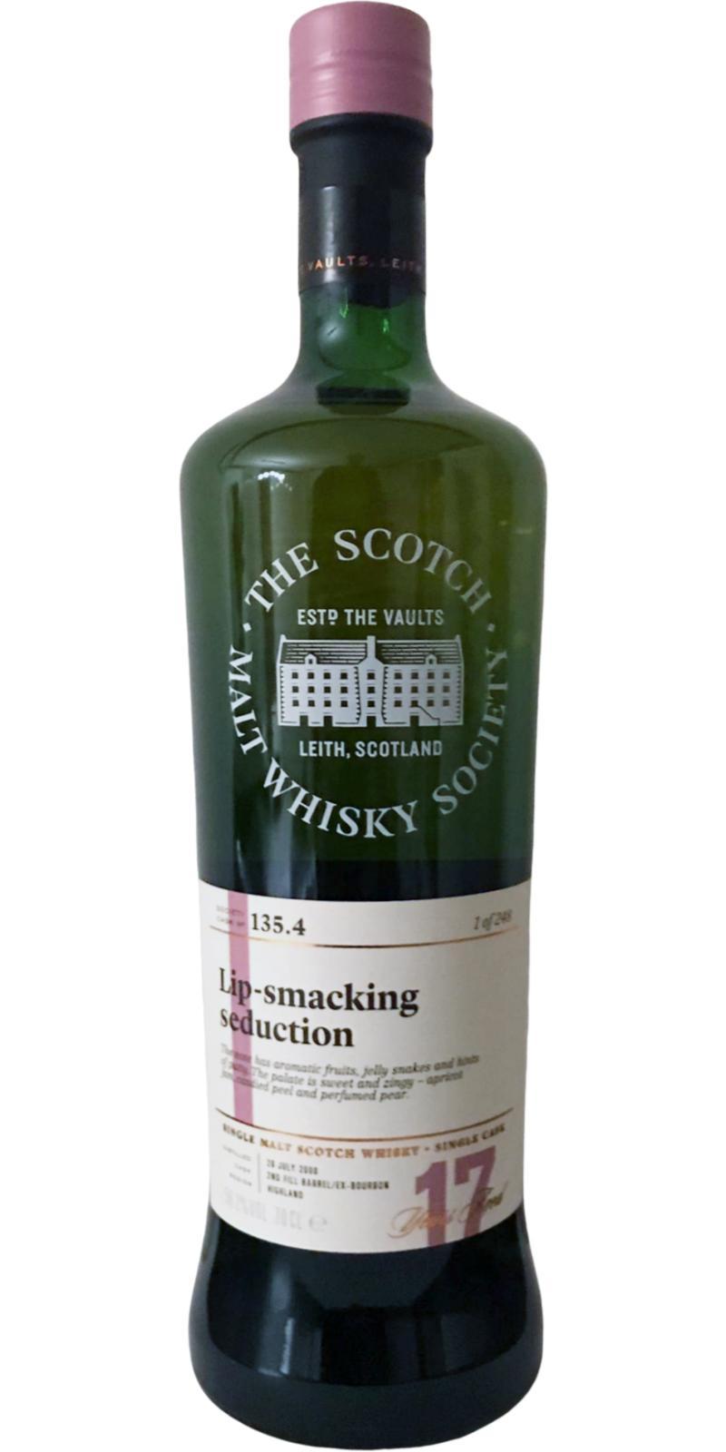 Loch Lomond 2000 SMWS 135.4 Lip-smacking seduction