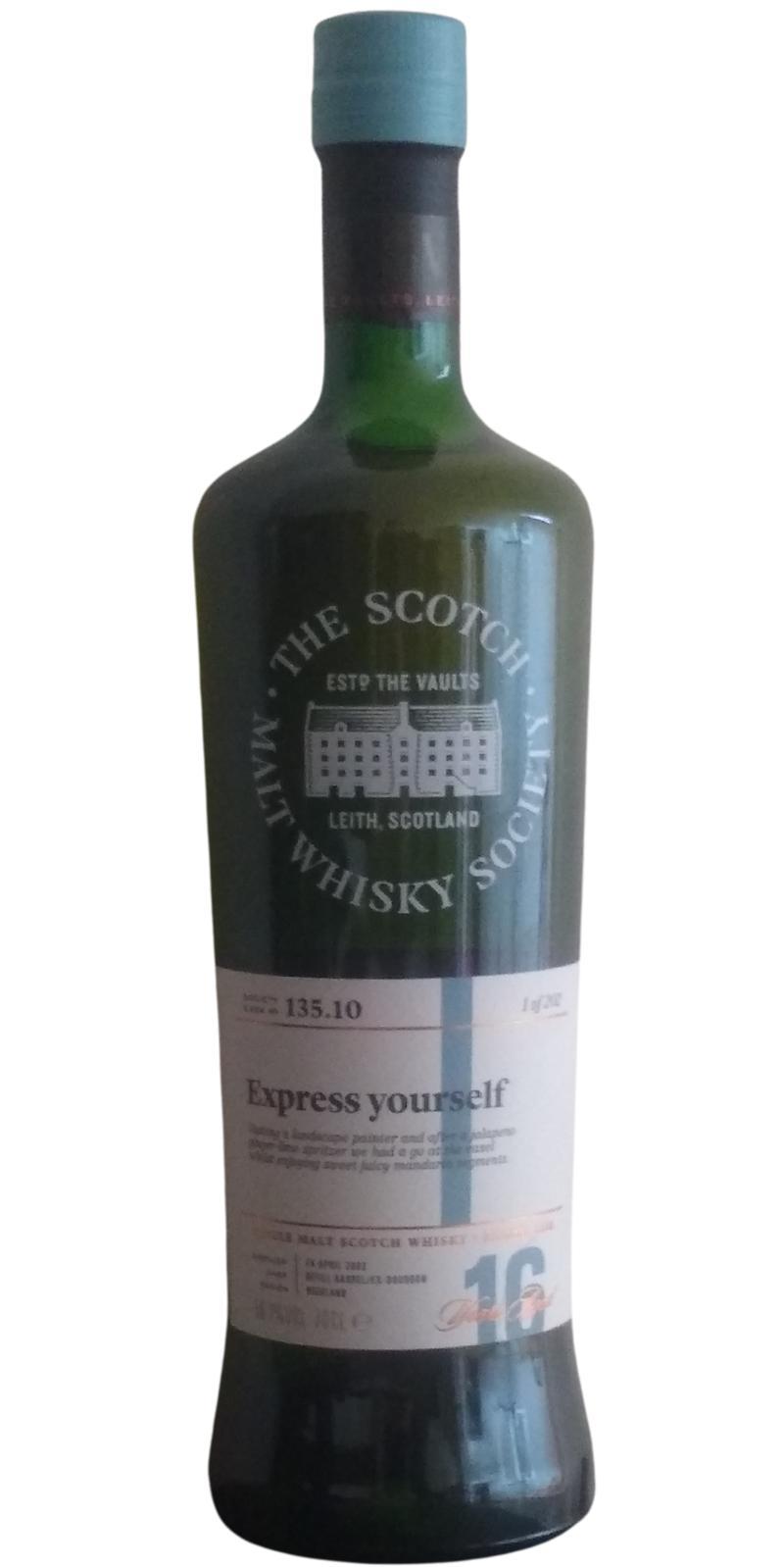 Loch Lomond 2002 SMWS 135.10 Express yourself