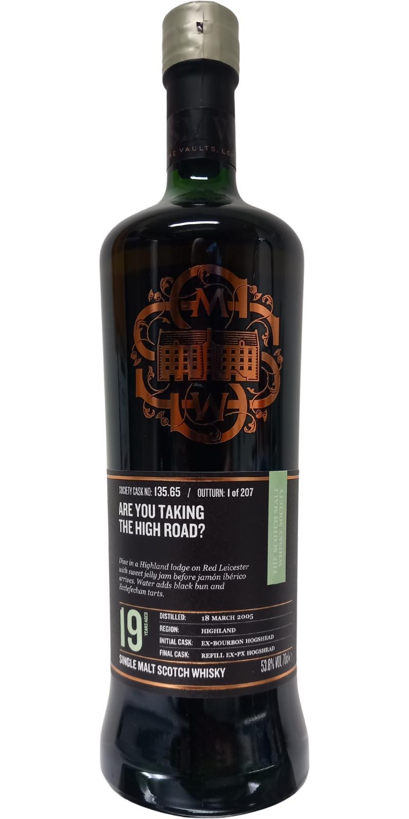 Loch Lomond 2005 SMWS 135.65 Are You Taking The High Road?