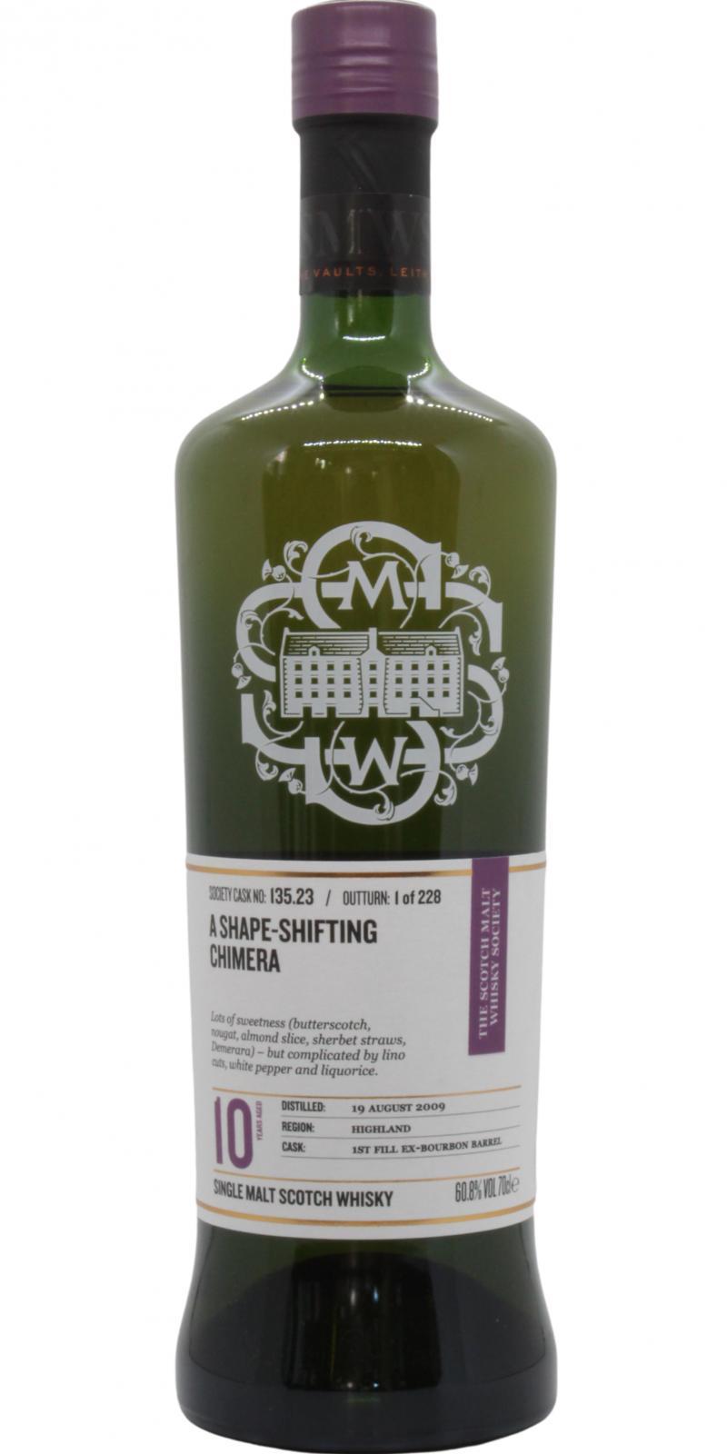 Loch Lomond 2009 SMWS 135.23 A Shape-Shifting Chimera