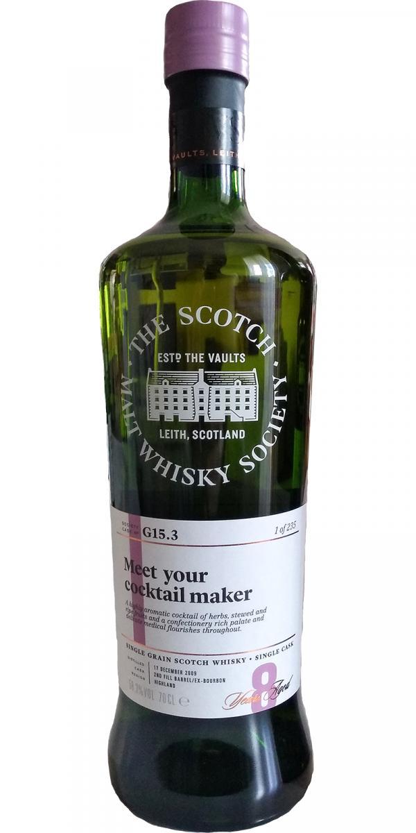 Loch Lomond 2009 SMWS G15.3 Meet your cocktail maker