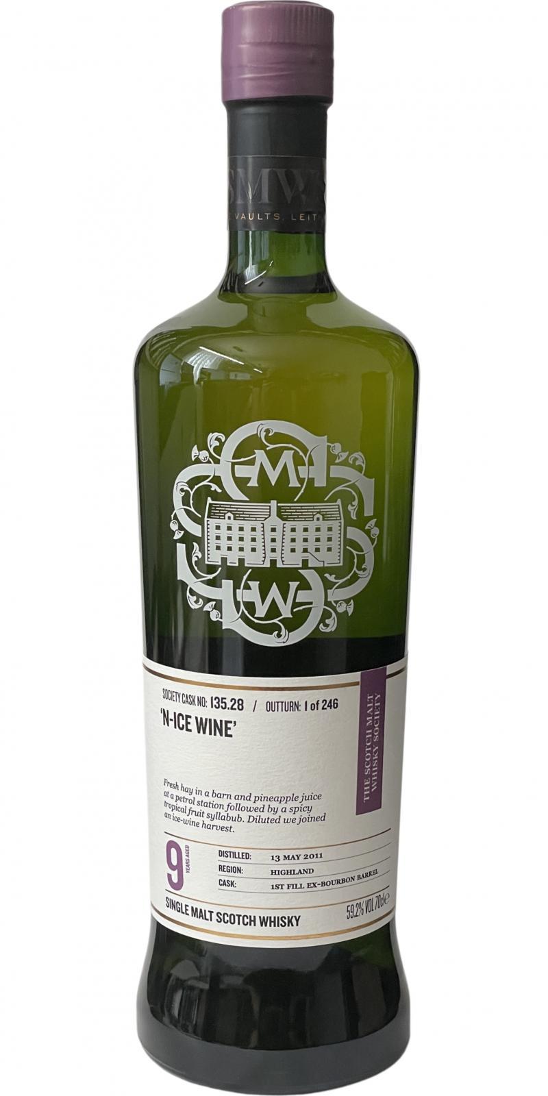 Loch Lomond 2011 SMWS 135.28 'N-ice wine'