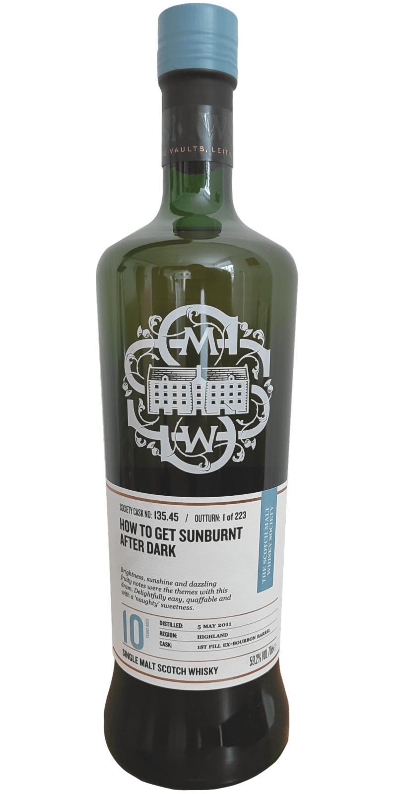 Loch Lomond 2011 SMWS 135.45 How to get sunburnt after dark