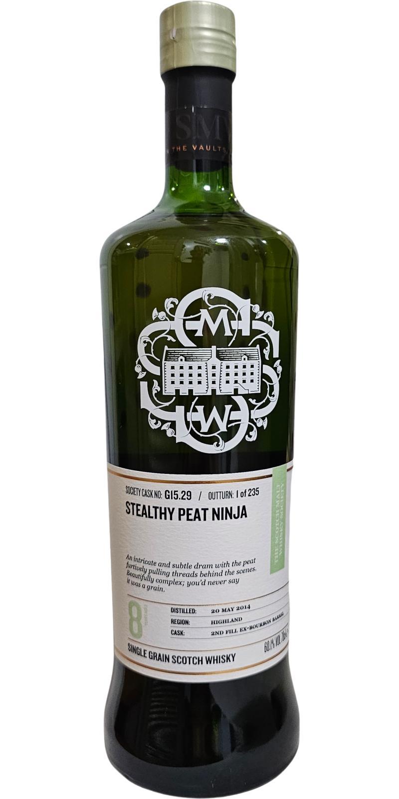 Loch Lomond 2014 SMWS G15.29 Stealthy peat ninja