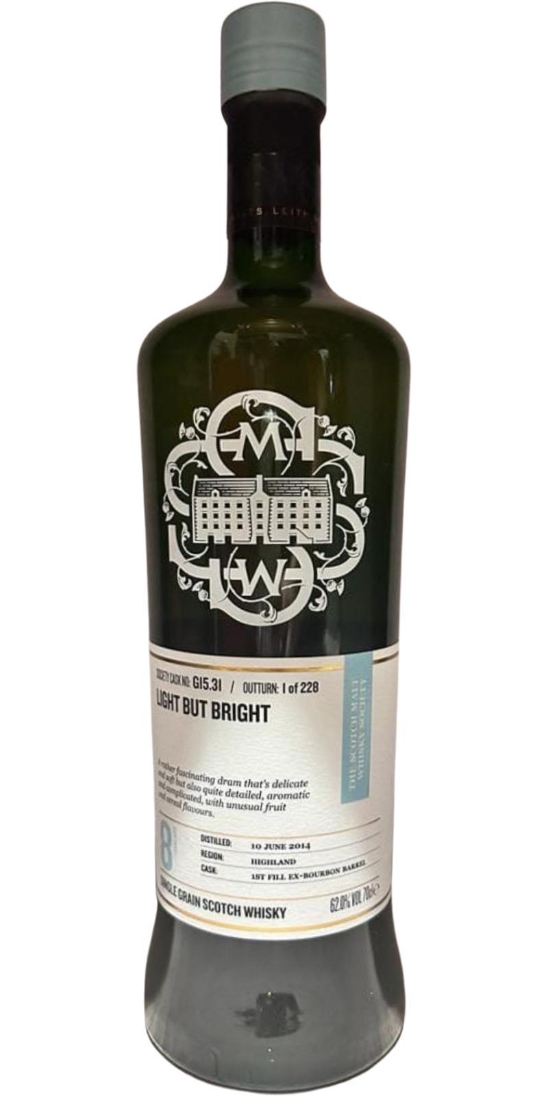 Loch Lomond 2014 SMWS G15.31 Light but bright