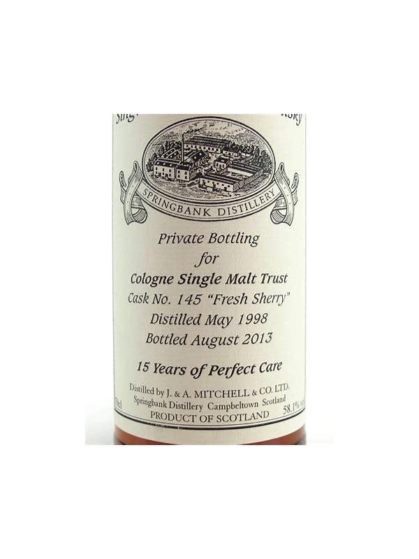 Hazelburn 1998 Single Cask Malt