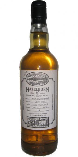 Hazelburn 2003 Open Day Bottling