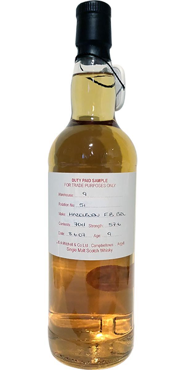 Hazelburn 2007 Duty Paid Sample - For Trade Purposes Only