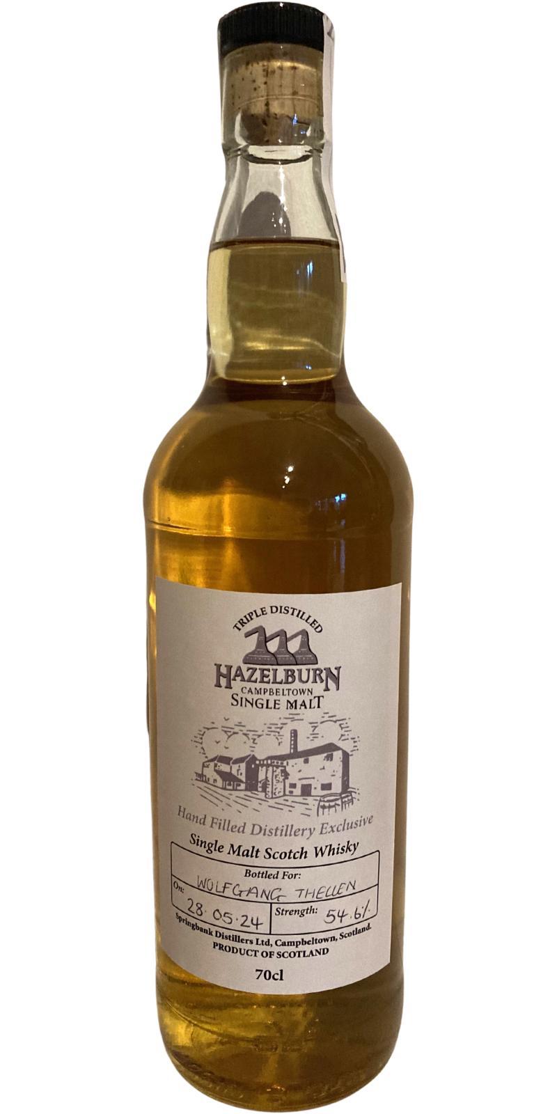 Hazelburn Hand Filled Distillery Exclusive