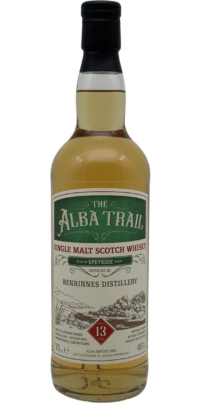 Benrinnes 2010 AI The Alba Trail