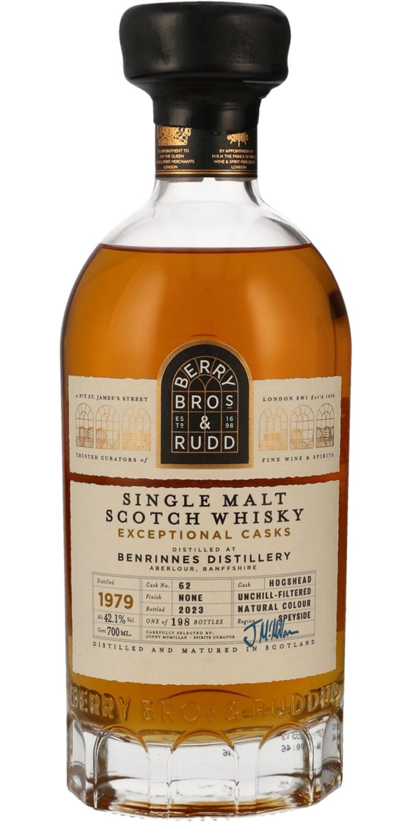 Benrinnes 1979 BR Exceptional Casks