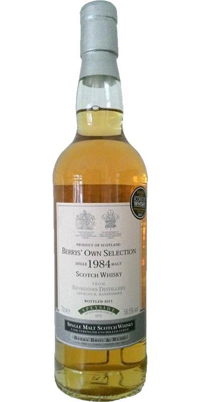 Benrinnes 1984 BR Berrys' Own Selection