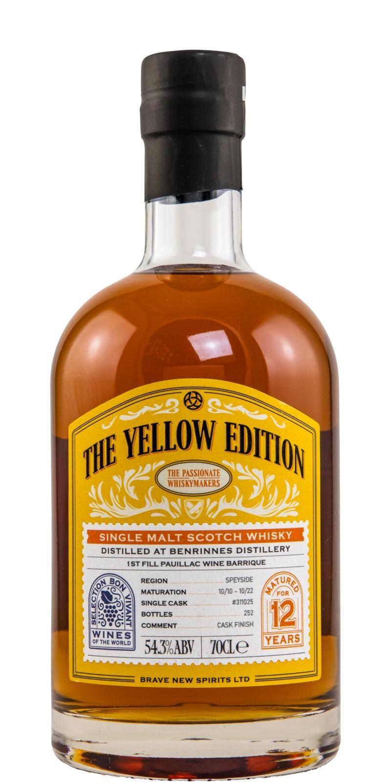 Benrinnes 2010 BNSp The Yellow Edition