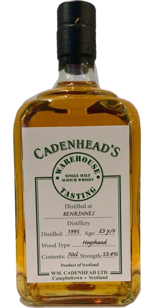 Benrinnes 1995 CA Warehouse Tasting