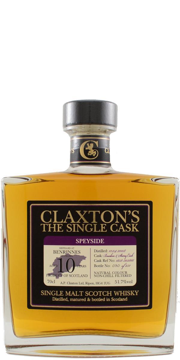 Benrinnes 2008 Cl The Single Cask